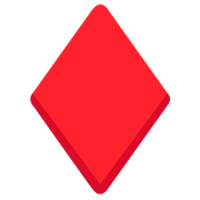 Red Diamond Emoji